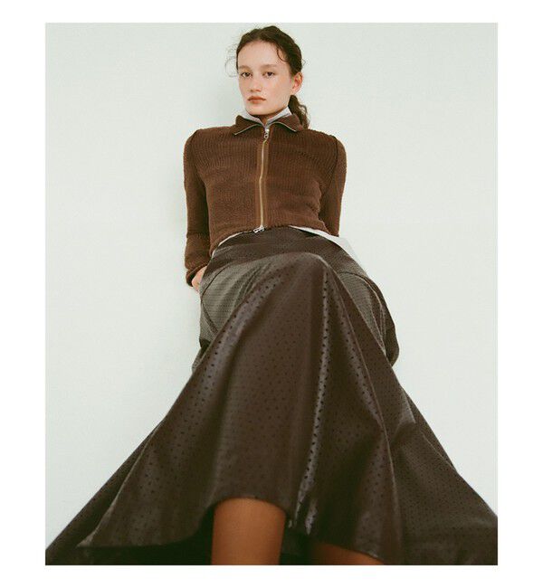 Ray BEAMS 「シャギー ジップ カーディガン」|カーディガン|