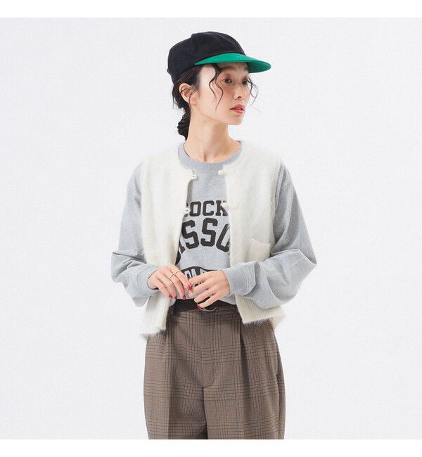 BEAMSBOY「チャイナ ボタン ベスト」|ベスト・ジレ|