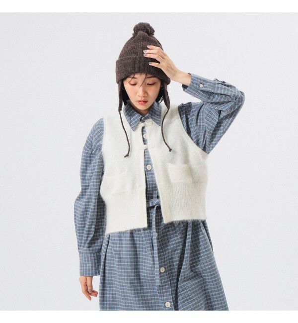 BEAMSBOY「チャイナ ボタン ベスト」|ベスト・ジレ|