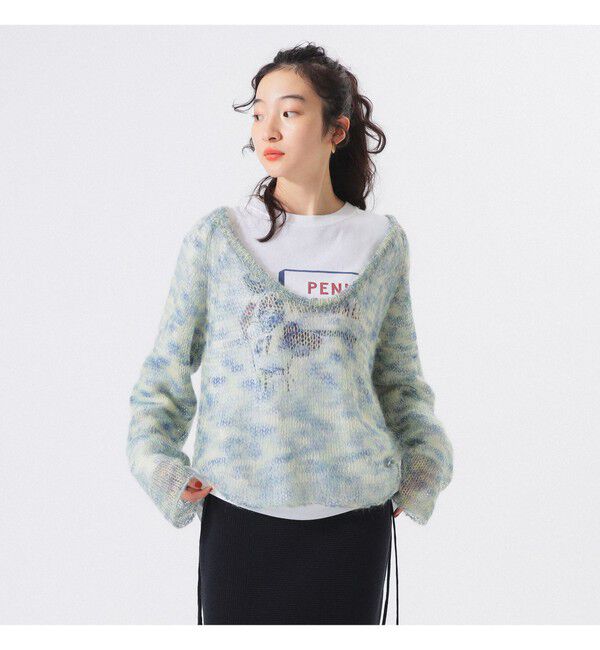 BEAMSBOY「カスリ モヘア ベースボール」|ニット・セーター|