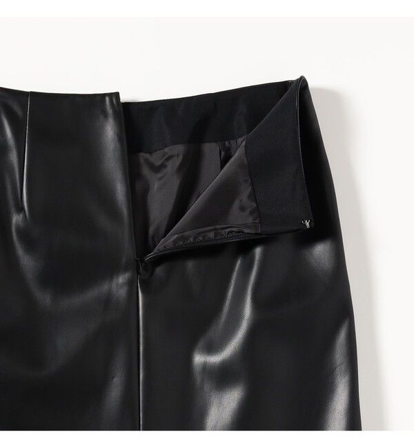 Demi-Luxe BEAMS 「フェイクレザー セミタイトスカート」|スカート|