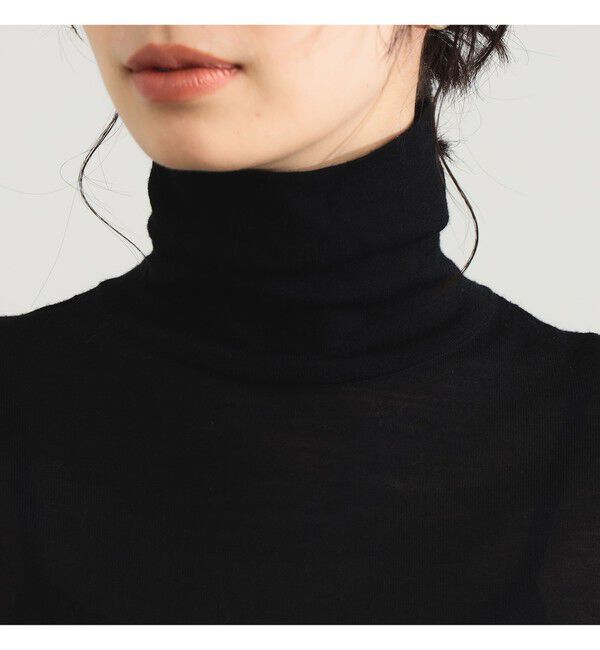 Demi-Luxe BEAMS 「AK+1 / 18ゲージ ハイネック プルオーバー」|ニット・セーター|