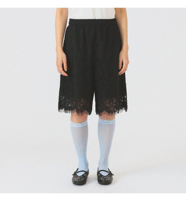Ray BEAMS 「レース スカラヘム ハーフ パンツ」|その他|