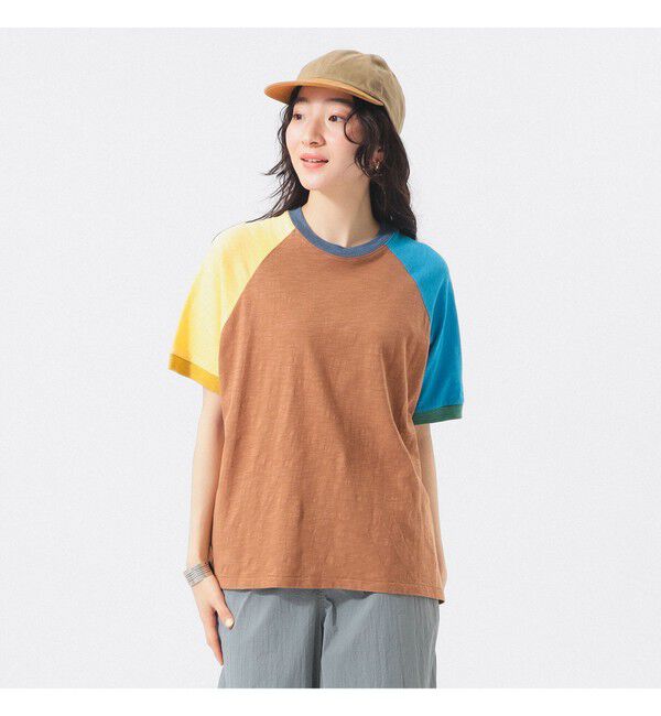 BEAMSBOY「スラブ ジャージー クレイジー ショートスリーブ」|Tシャツ・カットソー|BROWN