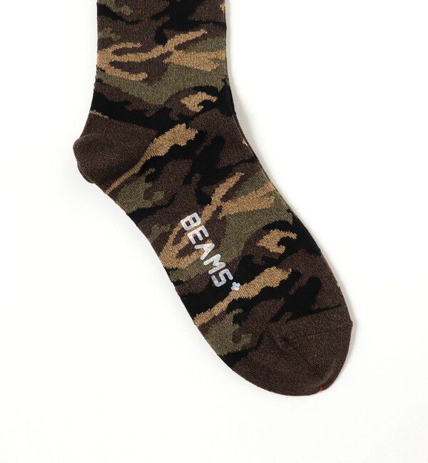 BEAMS PLUS「BEAMS PLUS / Melange Camo Socks」|ソックス|
