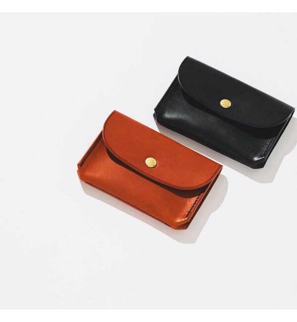 BEAMS PLUS「ARTS & CRAFTS / ELBAMATT FOLD CARD CASE」|財布|BROWN