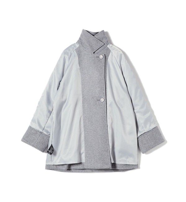 SHIPS for women「【WEB限定】〈手洗い可能〉ウール ライク ジャージー メルトン 2WAY Pコート」|ピーコート|