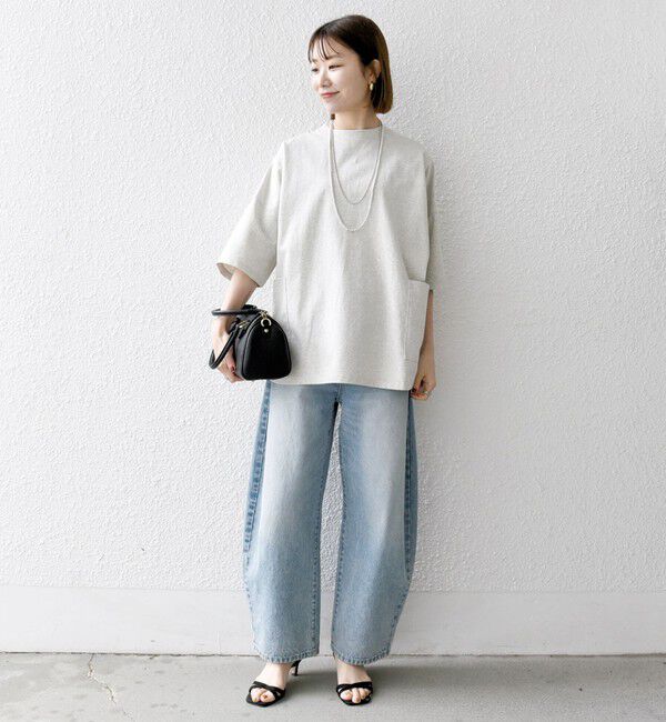 SHIPS any「【SHIPS any別注】Champion: ドルマン キャンプポケット Tシャツ 25SS◇」|Tシャツ・カットソー|