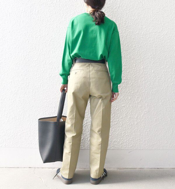 SHIPS any「SHIPS any:〈手洗い可能〉スウェットライク ニット プルオーバー」|ニット・セーター|