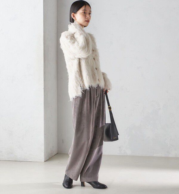 SHIPS for women「〈手洗い可能〉シャギー ファー カーディガン」|カーディガン|