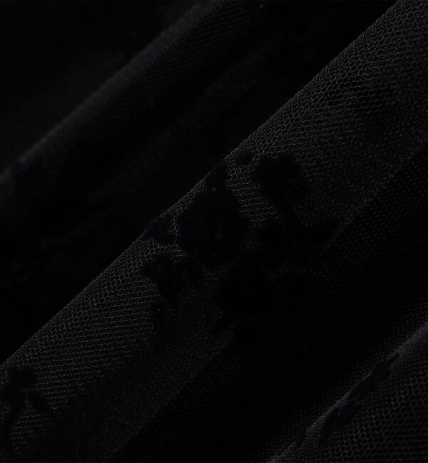 SHIPS for women「kaene:フロッキー レース ポリエステルベロア 2WAY ドレス（セレモニー対応可）」|ワンピース|