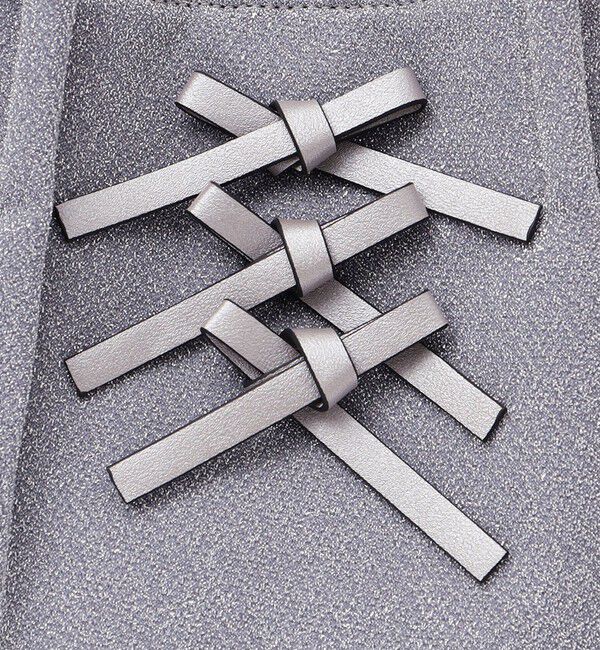 SHIPS any「《追加予約》【WEB限定】SHIPS any: ラメ フロント リボン トートバッグ」|トートバッグ|