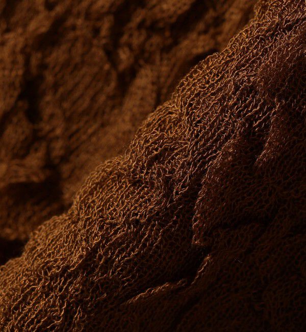 SHIPS any「SHIPS any:〈手洗い可能〉ジャカード バンピー コンパクト カーディガン」|カーディガン|