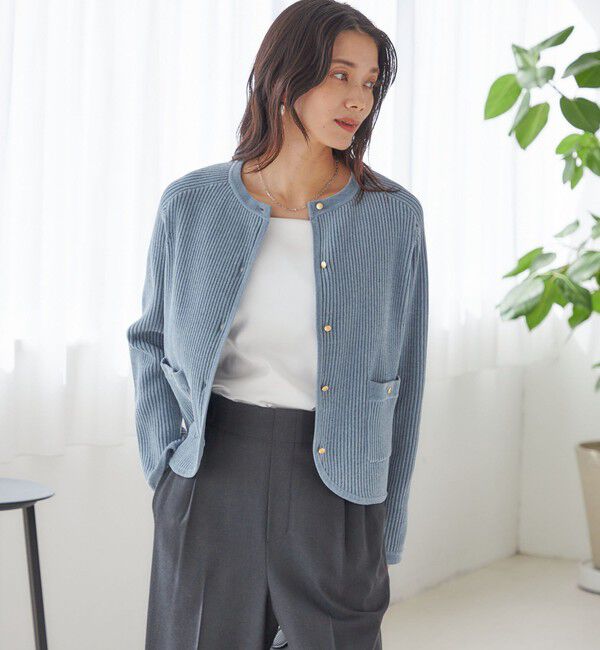 SHIPS for women「2WAY サテン &times; カットソー スクエア タンクトップ」|タンクトップ|