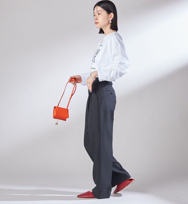 SHIPS for women「【SHIPS別注】Champion: プリント ロングスリーブ TEE」|Tシャツ・カットソー|