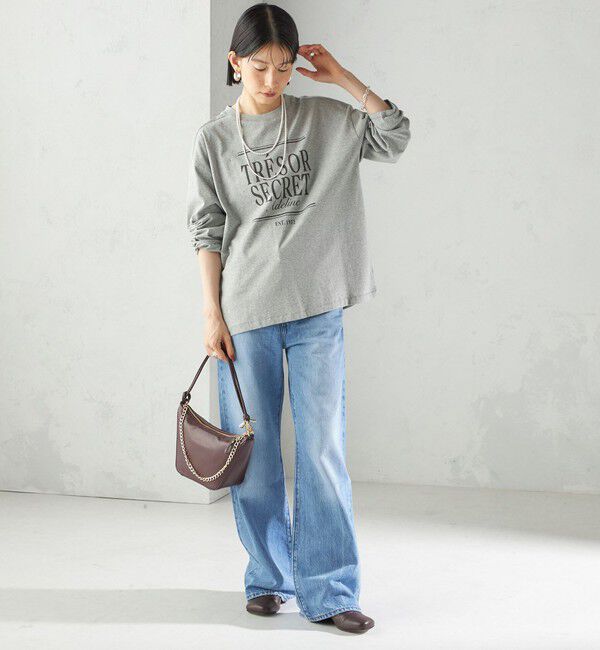 SHIPS for women「【SHIPS別注】Champion: プリント ロングスリーブ TEE」|Tシャツ・カットソー|