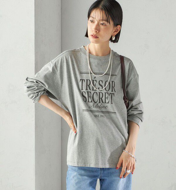 SHIPS for women「【SHIPS別注】Champion: プリント ロングスリーブ TEE」|Tシャツ・カットソー|