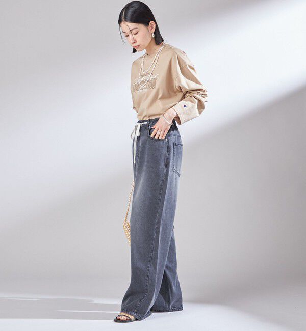 SHIPS for women「【SHIPS別注】Champion: プリント ロングスリーブ TEE」|Tシャツ・カットソー|