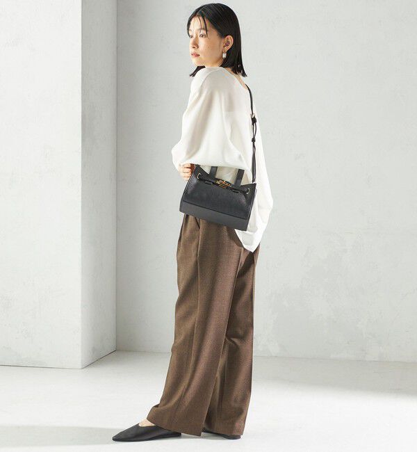 SHIPS for women「ベルト デザイン レザー バッグ」|ショルダー・メッセンジャー|