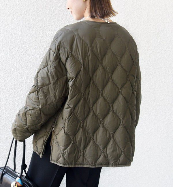 SHIPS for women「【SHIPS別注】TAION:〈手洗い可能〉リブ マルチ WAY ダウン ジャケット」|ダウン|