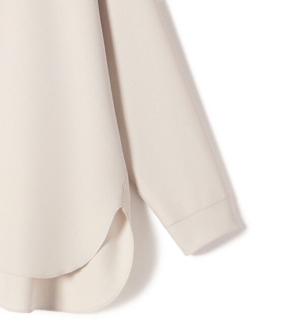 SHIPS for women「〈手洗い可能〉ガゼット デザイン ジョーゼット カットソー」|Tシャツ・カットソー|