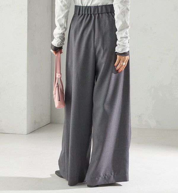 SHIPS for women「〈手洗い可能〉ソフィー ツイル ストレッチ ポケット デザイン パンツ」|スラックス|