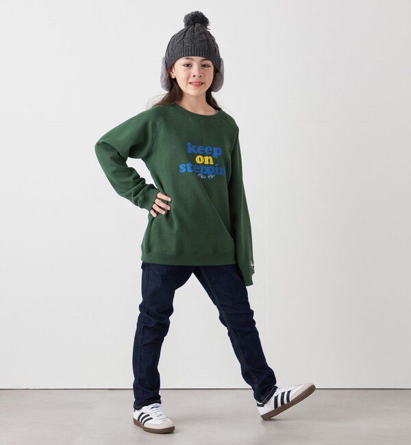 SHIPS any「【SHIPS any別注】Collegiate Pacific:〈洗濯機可能〉プリント & 刺繍 スウェット<KIDS>」|スウェット・ジャージ|