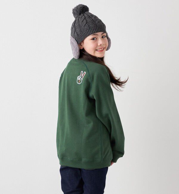 SHIPS any「【SHIPS any別注】Collegiate Pacific:〈洗濯機可能〉プリント & 刺繍 スウェット<KIDS>」|スウェット・ジャージ|