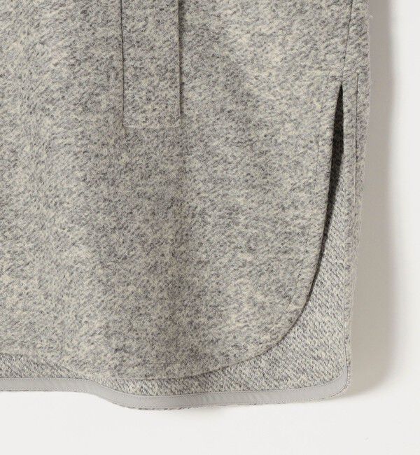 quaranciel「quaranciel: スライバー ウール ミックス クルーネック コート」|ノーカラーコート|