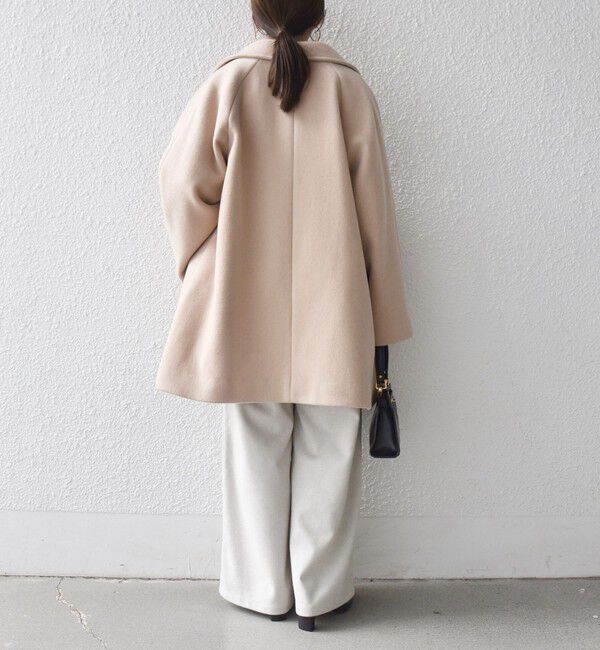 SHIPS any「【WEB限定】SHIPS any: PURE WOOL スタンド & テーラード ハーフ コート」|その他|