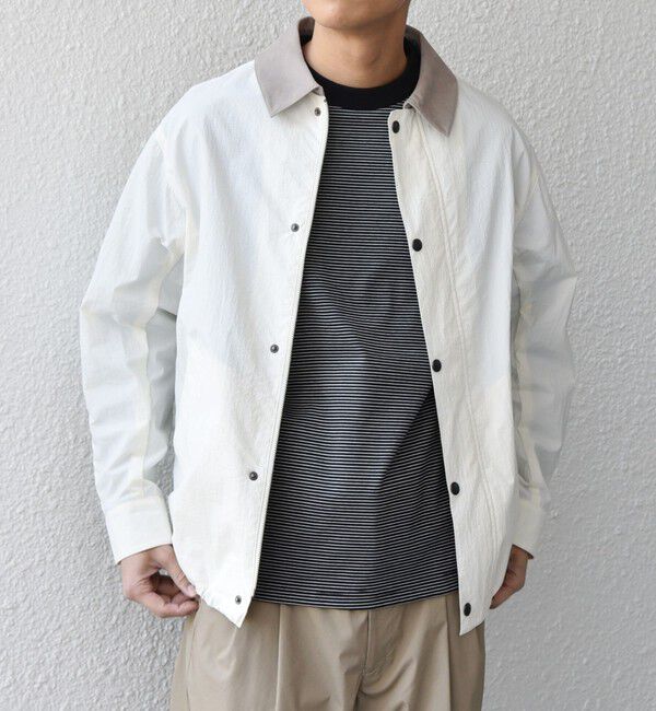 SHIPS any「【SHIPS any 別注】Bollington:〈洗濯機可能〉ショート ライト ハンティングジャケット◇」|ブルゾン・スタジャン|ストーン