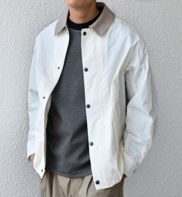 SHIPS any「【SHIPS any 別注】Bollington:〈洗濯機可能〉ショート ライト ハンティングジャケット◇」|ブルゾン・スタジャン|