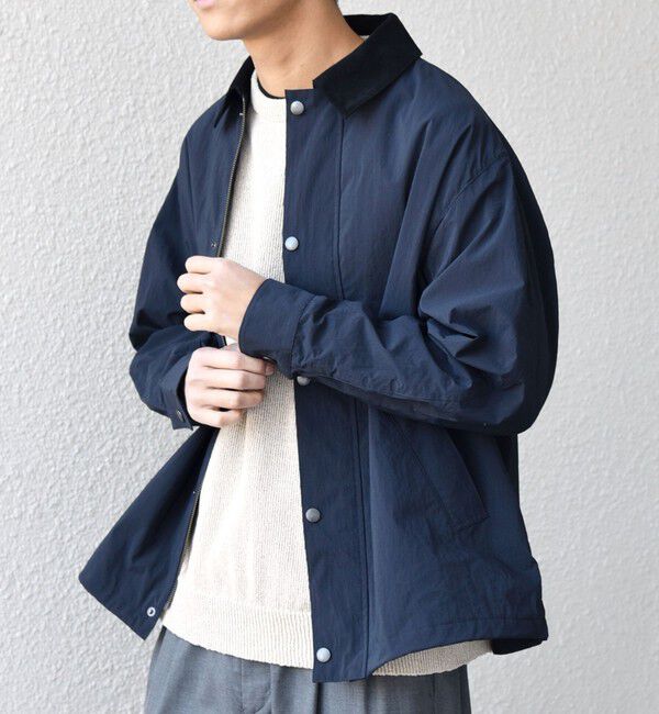 SHIPS any「【SHIPS any 別注】Bollington:〈洗濯機可能〉ショート ライト ハンティングジャケット◇」|ブルゾン・スタジャン|