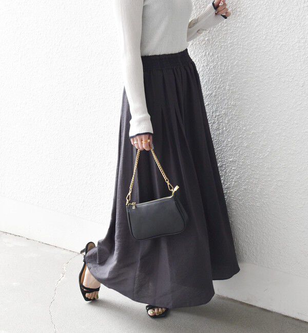 SHIPS any「《予約》SHIPS any:〈手洗い可能〉ギャザー ガウチョ イージー パンツ」|その他|