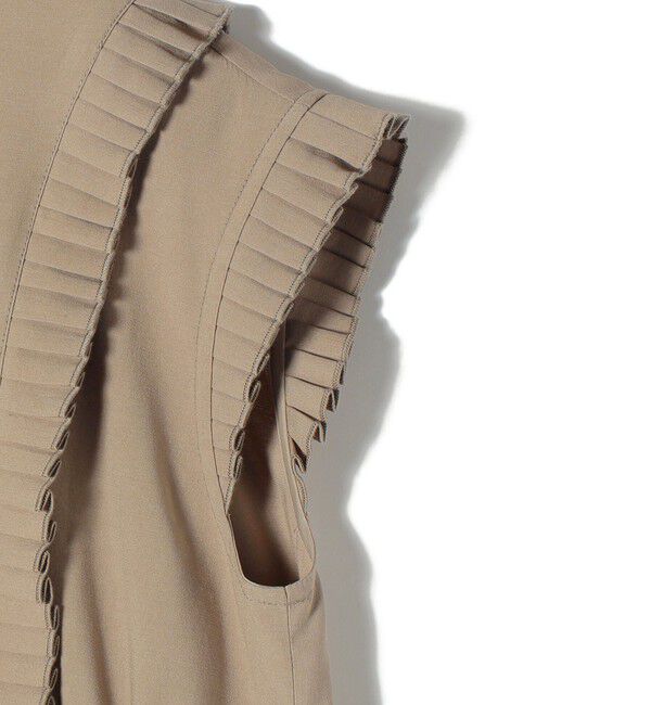 SHIPS Colors 「《予約》SHIPS Colors:〈手洗い可能〉プリーツ デザイン シャツ ワンピース2◆」|ワンピース|