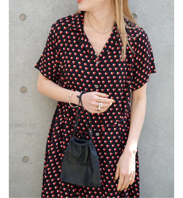 OUTDOOR PRODUCTS Usual Things「フラワープリント開襟ワンピース」|ワンピース|