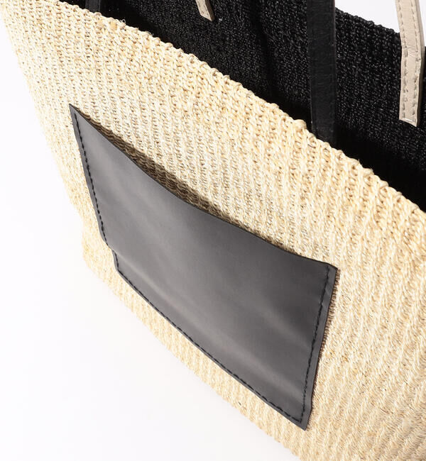 TOMORROWLAND GOODS「a-jolie アバカコンビ トートバッグ」|かごバッグ|