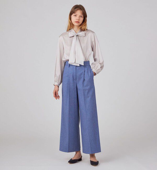 Ballsey「メランジカルゼ タックワイドパンツ」|その他|