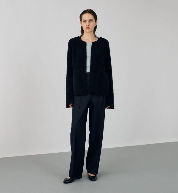 DES PRES「パイルステッチ ノーカラージャケット」|ノーカラージャケット|