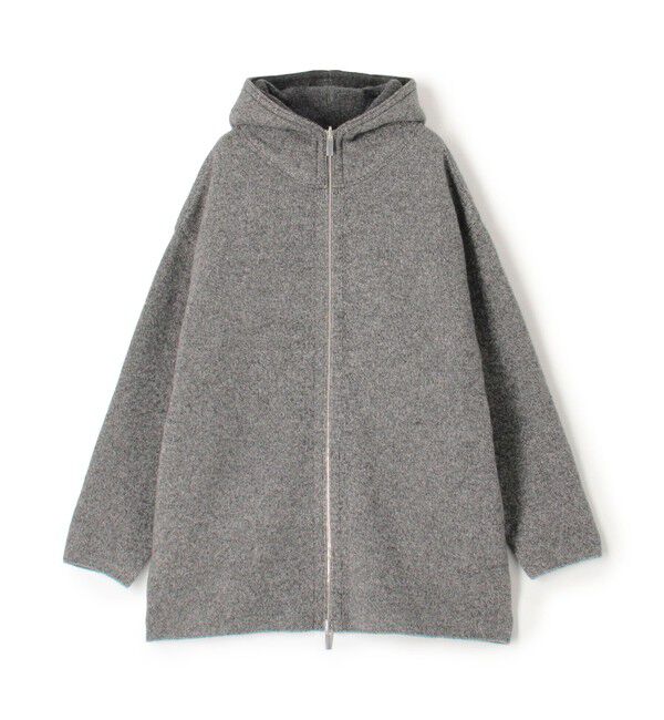 GALERIE VIE「ウールダブルフェイスパイル 2-wayフーデッドコート」|その他|16 グレー系