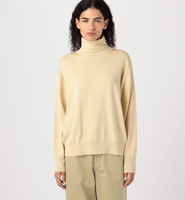 GALERIE VIE「ウーステッドウール タートルネックプルオーバー」|ニット・セーター|