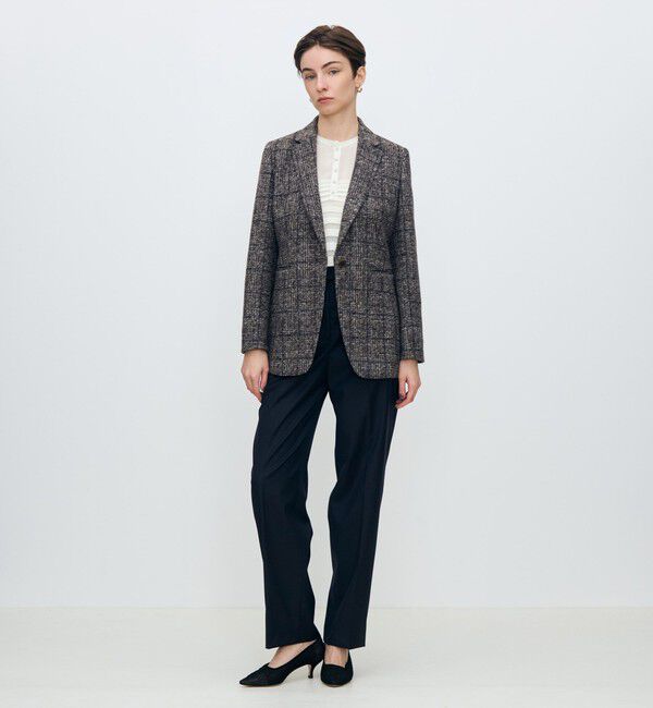 TOMORROWLAND collection「スライバーウィンドウ 1Bジャケット」|テーラードジャケット|