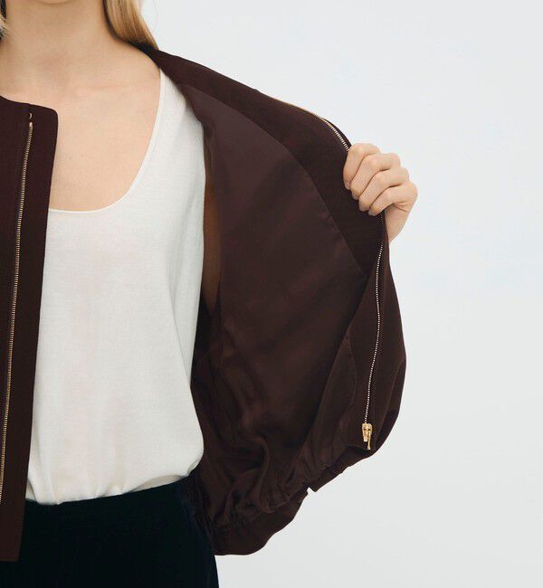 CABaN「ウールギャバジン バルーンジレ」|ベスト・ジレ|