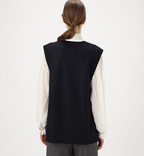 Ballsey「ウールスムース Vネックベスト」|ベスト・ジレ|