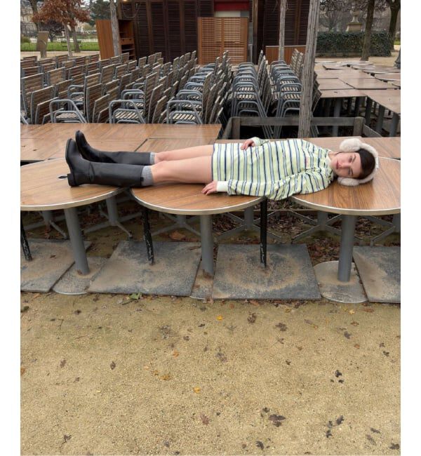 PULP「【Geek Office / ギークオフィス】JUST! / OVERSIZED STRIPED RUGBY SHIRT」|その他|