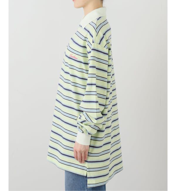 PULP「【Geek Office / ギークオフィス】JUST! / OVERSIZED STRIPED RUGBY SHIRT」|その他|