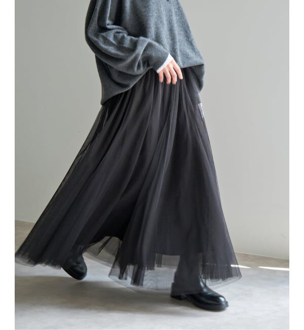 Spick and Span「《追加》チュールスカート」|スカート|