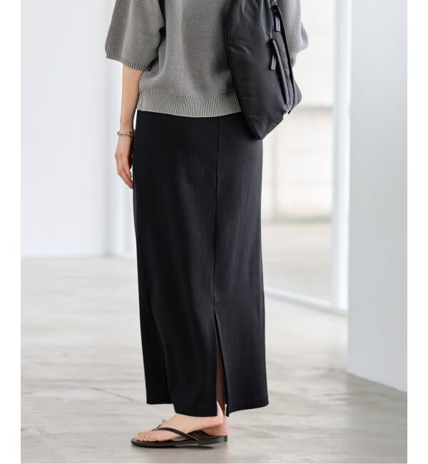 FRAMeWORK「≪手洗い可≫コットンリブスカート」|スカート|