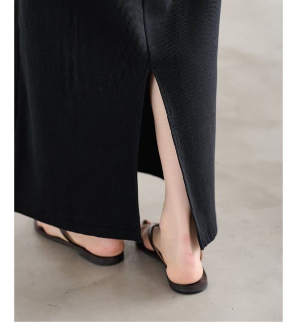 FRAMeWORK「≪手洗い可≫コットンリブスカート」|スカート|