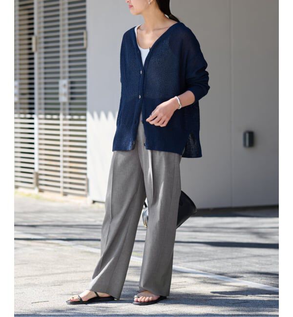 FRAMeWORK「≪追加予約≫撥水強撚PEバレルパンツ」|スラックス|